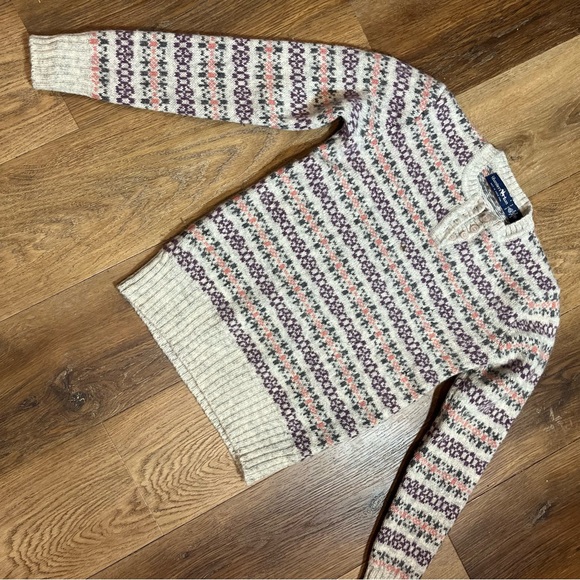 Vintage 90’s 100% Wool Sweater Vintage Wool Sweater Vintage Sweater Shetland - Picture 8 of 10